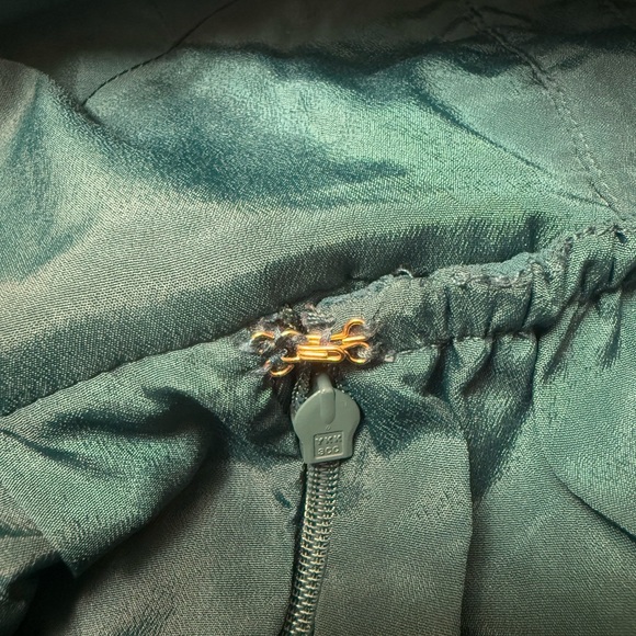 self portrait TEAL LACE BODICE MIDI DRESS - Picture 13 of 16